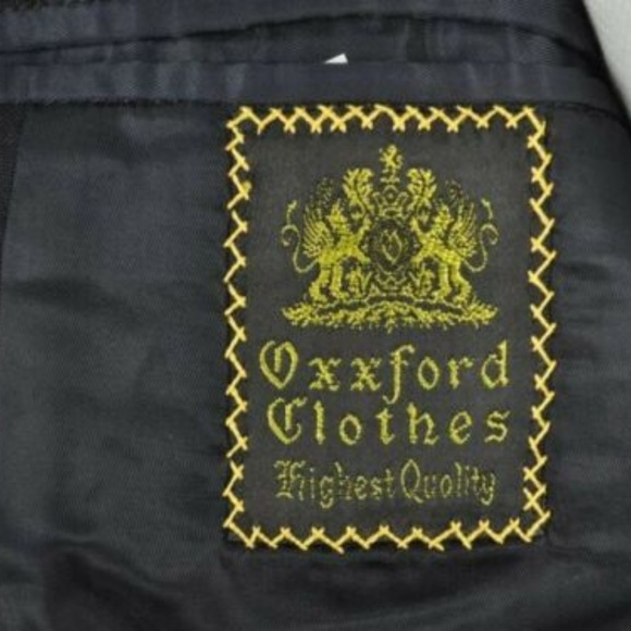 Oxxford Clothes Navy 2Btn Suit Jacket - Picture 4 of 4